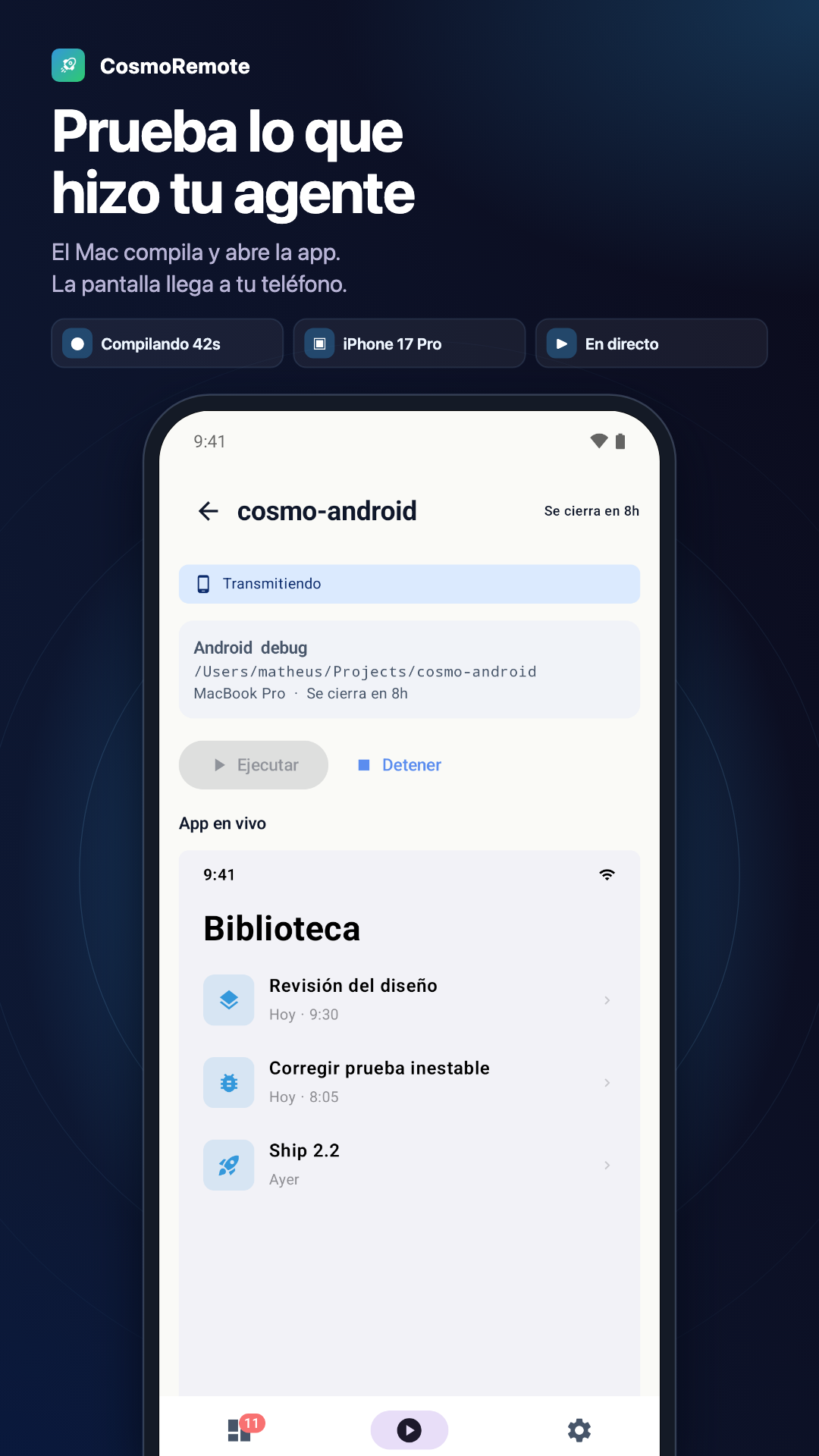Prueba lo que hizo tu agente