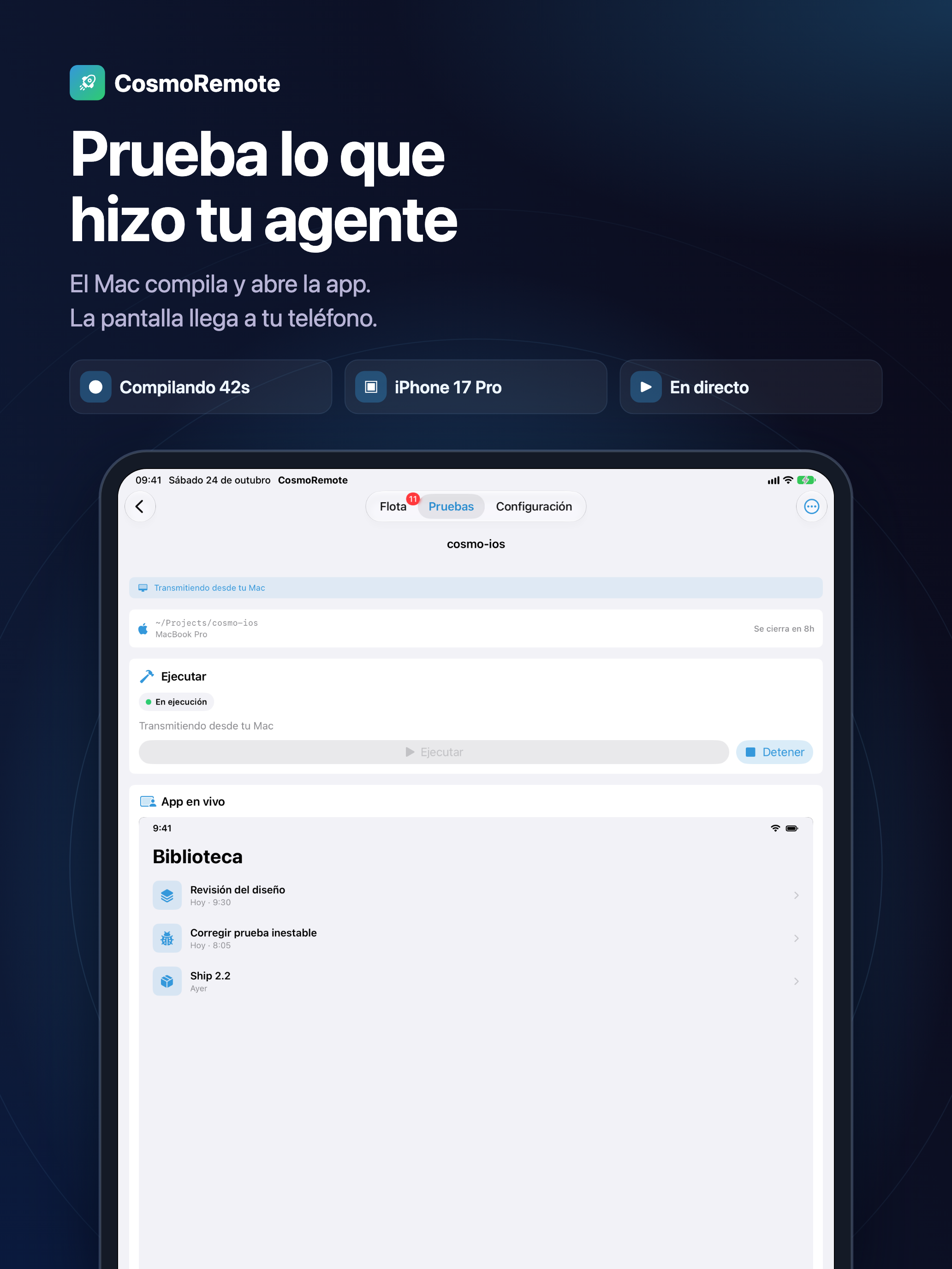 Prueba lo que hizo tu agente
