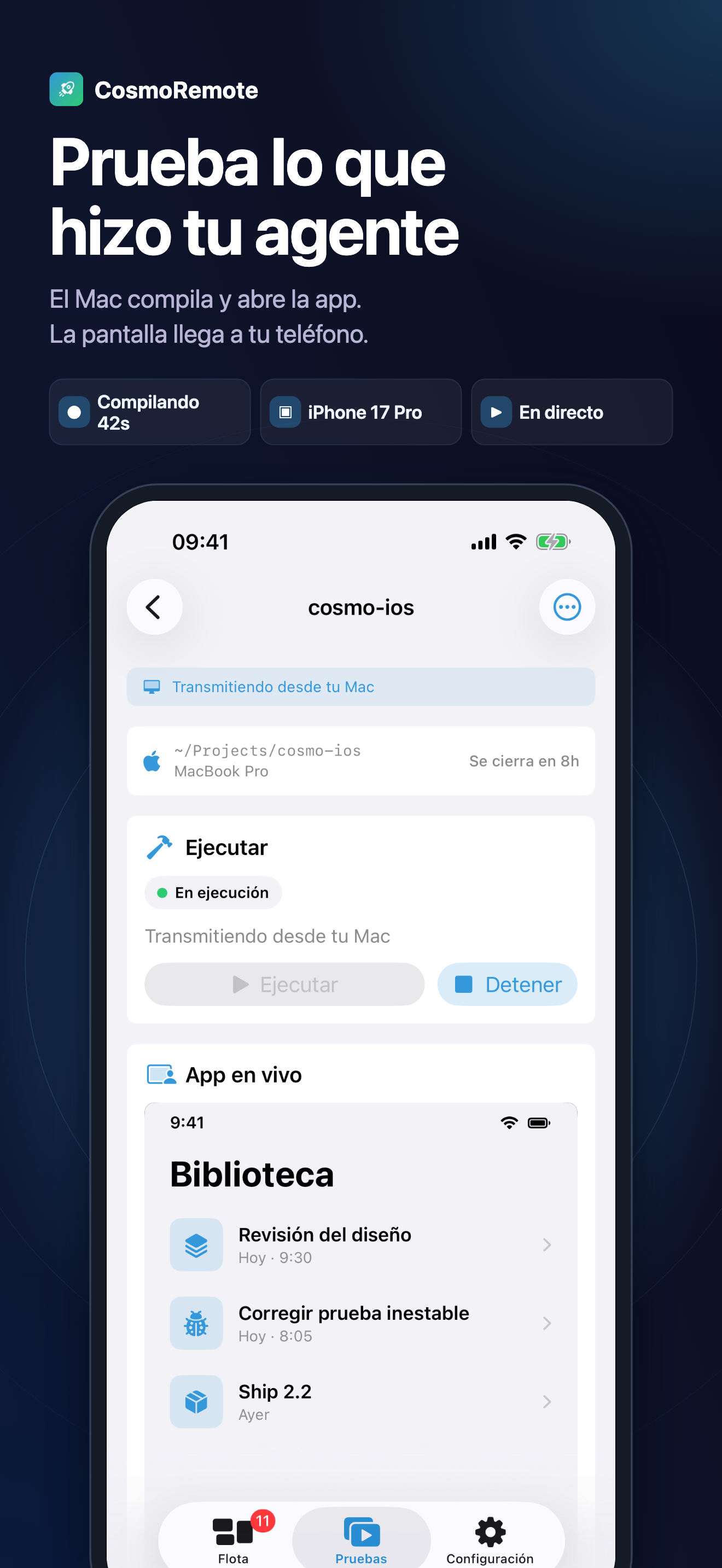 Prueba lo que hizo tu agente