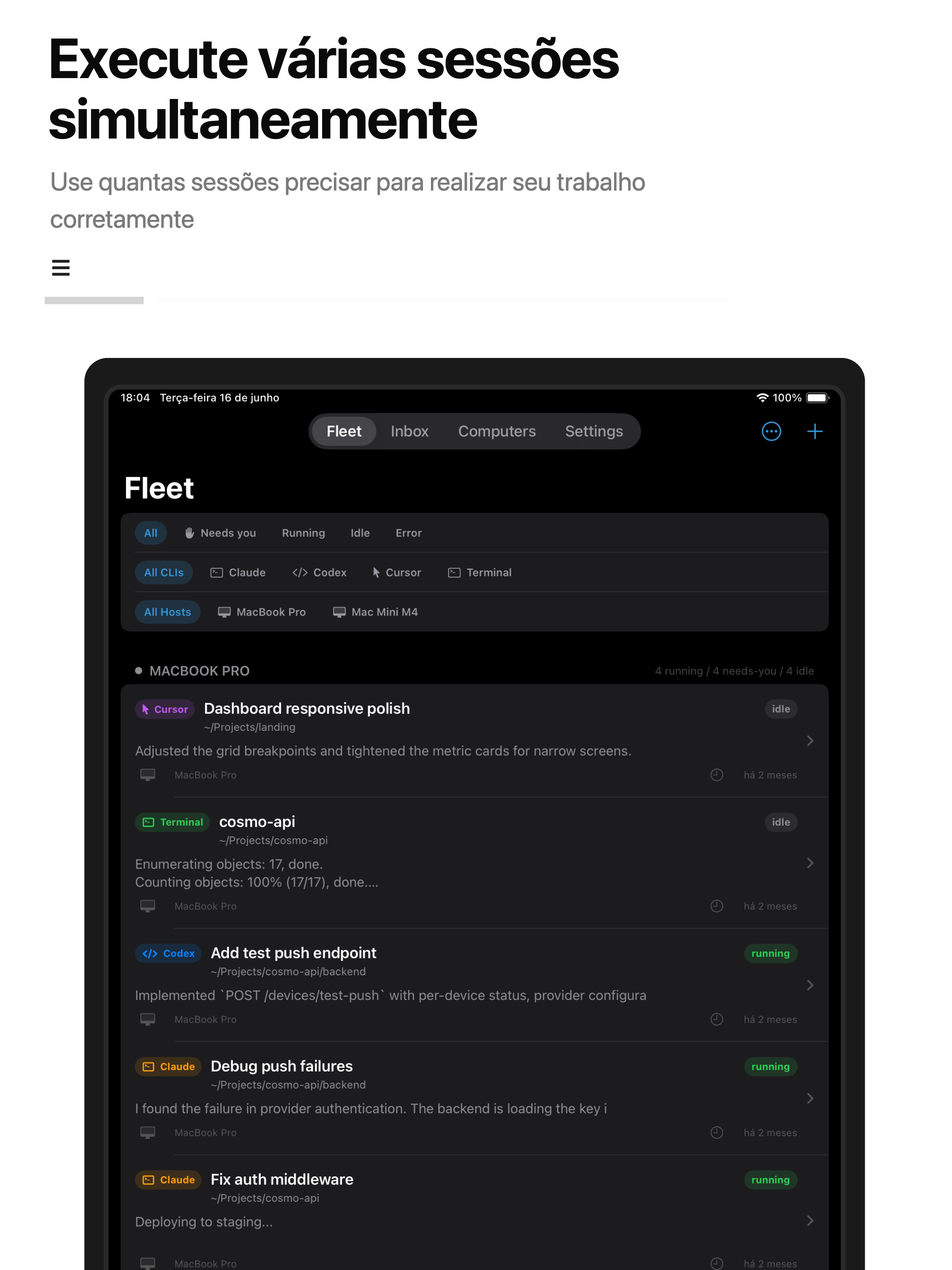 CosmoRemote iPad screenshot 4